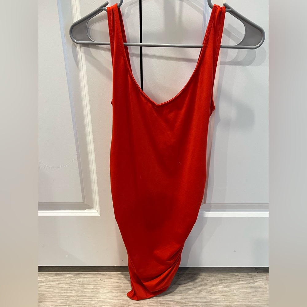 SHEIN Bold Red Dress